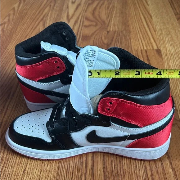 Nike High-Top Sneakers - Red, Black, White - Picture 7 of 13